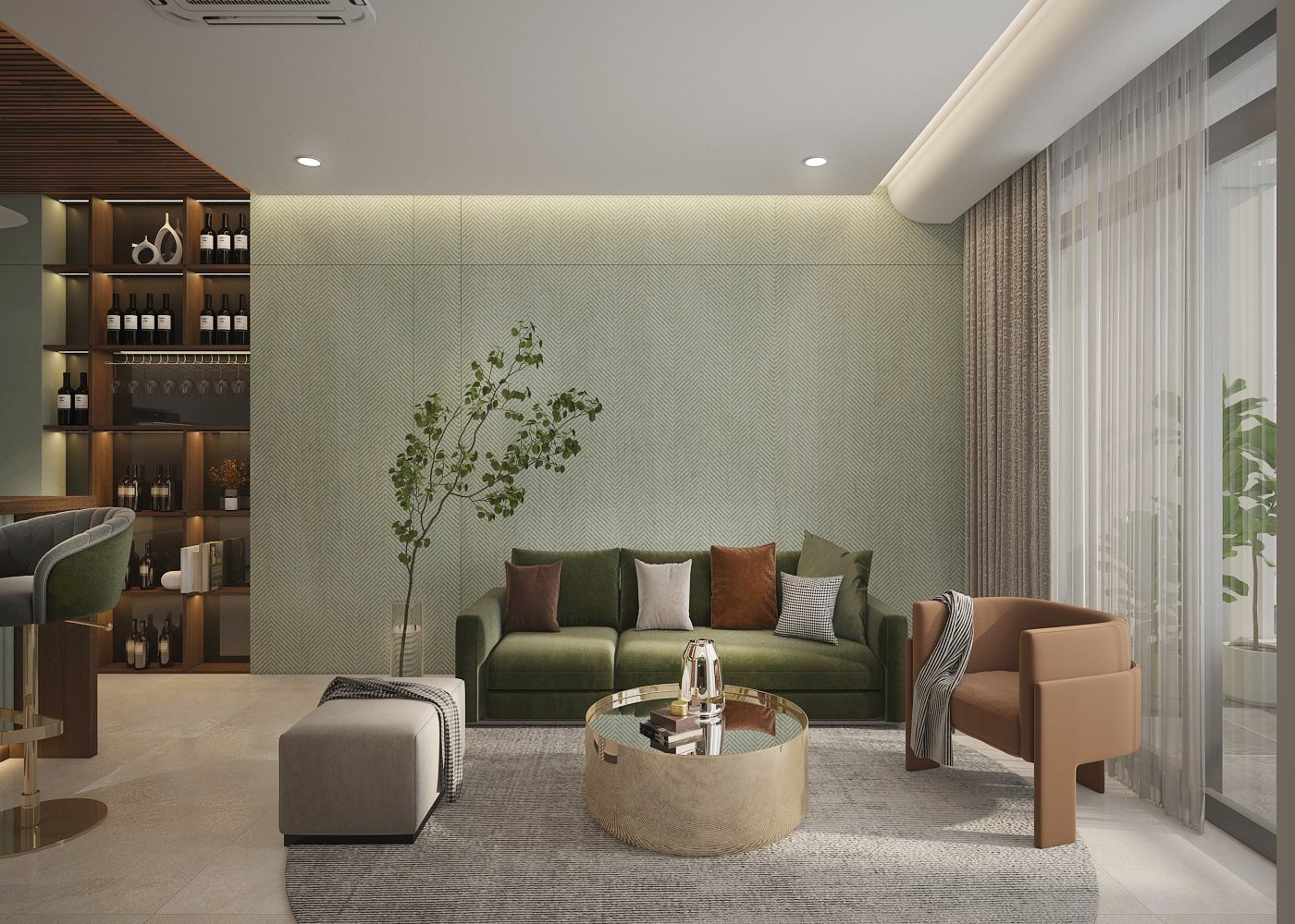 Phối cảnh phòng khách